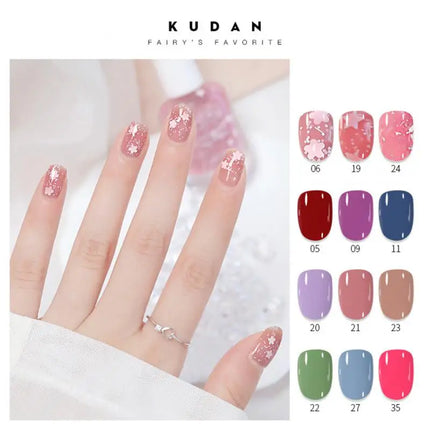 KUDAN Nail Polish Water-based 10ml No-Bake Long-Lasting Odorless Peel-Off Nail Art Manicure Tool for Students and Children