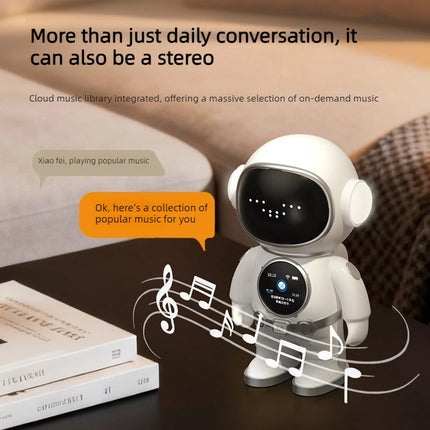 Intelligent AI Chat Robot Portable Story Astronaut Learning Interactive Educational Robot Toy WiFi Bluetooth Speaker