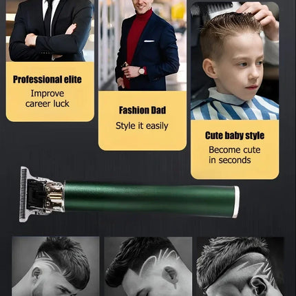 Electric Hair Cutting Machine Vintage T9 Clipper Hair Rechargeable Man Shaver Trimmer For Men's Barber Professional Hair Trimmer