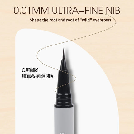 1PCS Waterproof Liquid Eyebrow Easy To Color Long Lasting Sweat-proof Eyebrow Pen 0.01MM Ultra Thin Head Eye Makeup Cosmetics