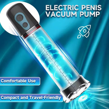 Automatic Electric Penis Pump Pocket Enlargement Extender Male Portable Vacuum Suction Glans Trainer Masturbator Sex Toy for Men