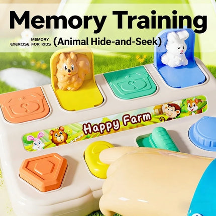 Baby Hide and Seek Mechanism Box Early Education Puzzle Toy Pop Up Switch Box Baby Finger Flexibility Cognitive Exercise