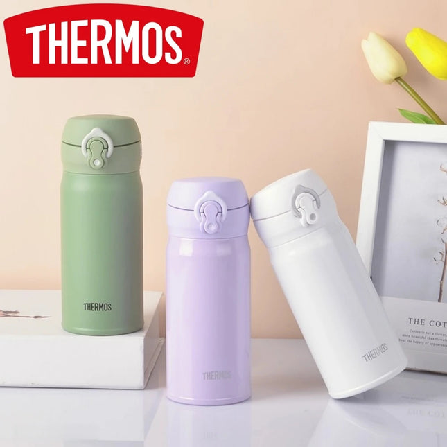 THERMOS Water Bottle Stainless Steel Vacuum Flask Thermal Mug, Keep Hot Cold 6-12 H , Portable Coffee Tumbler for Office Travel