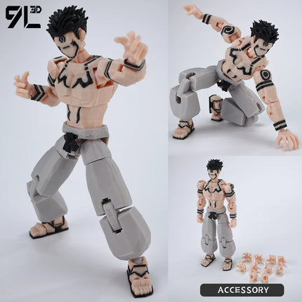 9L3D Printed Anime Jujutsu Kaisen Sukuna Yuji Yuta Satoru Gojo Lucky Dummy 13 Movable Shapeshift Action Figures Mannequin Toys