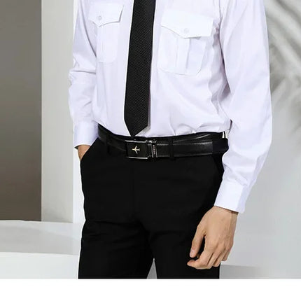 Air Force Pilot Uniform Men's Shirt Flying Clothes Nightclub Aviation Clothes Engineer Military Uniform Square Collar Other Mate
