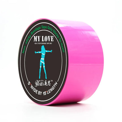 BDSM Fetish Rope Bondage Tape Slave Sex Toys For Couples Provocative Alternative Tied Self-adhesive Tape Role Play Harness Body