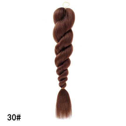 Colorful Ombre Jumbo Braiding Hair Low Temp Flame Retardant Synthetic Hair Bulk Tangle Free Crochet Twist Braids Hair Extensions