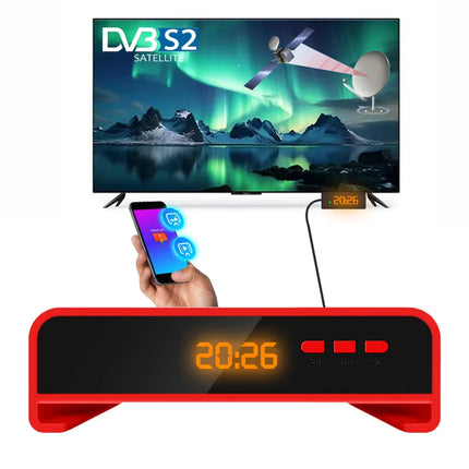 USB PVR FTA Digital Koqit V5H Mini Satellite TV Receiver Smart Meecast DVB-S2 H.265 Hevc Satellite Receiver Full HD 1080P