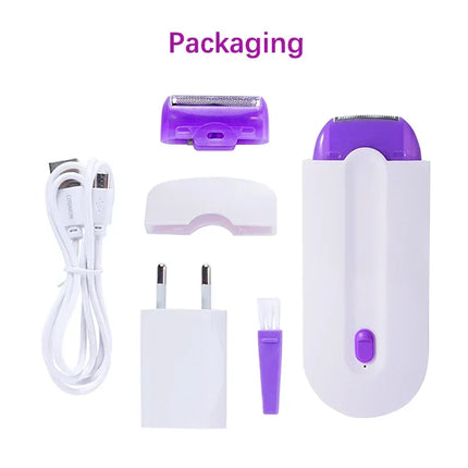 USB Rechargeable Women Epilator Portable Hair Removal Tool Rotary Shaver Body Face Leg Bikini Lip Depilator Hair Remover Laser