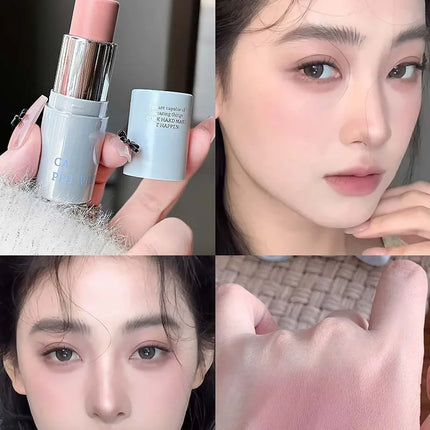 Smooth Blush Stick Expansive Color Natural Long Lasting Matte Makeup Monochrome Creamy Rouge Face Lip Makeup Stick