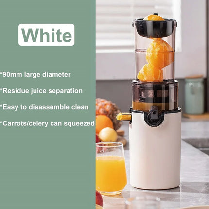 2026 New Upgrade 200W Electric Slow Juicer Automatic Large Caliber Original Juicer Orange Celery Juicer Residue Juice Separation