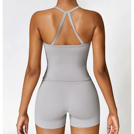 Women Cross Back Yoga Sports Bra Breathable Shock Proof Gym Workout Fitness Push up Top Yoga Running Active Sportswear Vest Bra