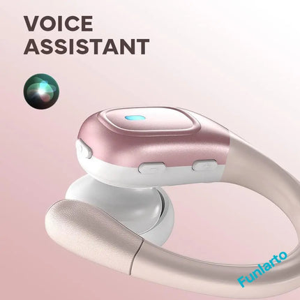Sport Bluetooth 5.3 Earphones Earhook Headphones IPX7 Waterproof Wireless Earbuds 75 Hrs with LED Power Display Physical buttons