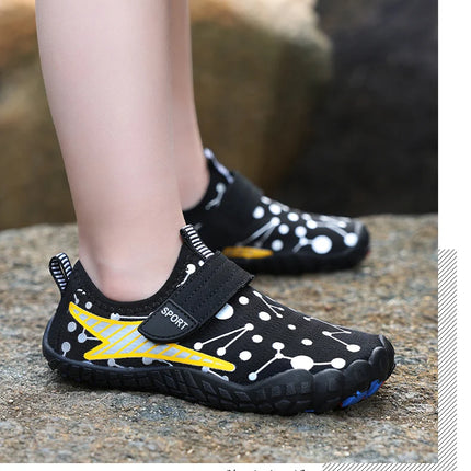 Children Beach Aqua Shoes Boy Girl Barefoot Water Shoes Quick-Dry Drainage Diving Swim Sandals Kids Fishing Surf Wading Sneakers