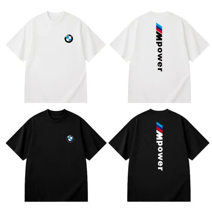 Men's 2026 BMW M POWER Short Sleeved T-shirt Men's Half Sleeved Clothing Custom Team Clothing Motorcycle Riding Clothing Trend