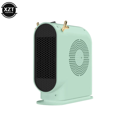 Desktop Electric Heater 500W Portable Home Electric Heater Intelligent Thermostat Fan Winter Electric Heater Heating Tools