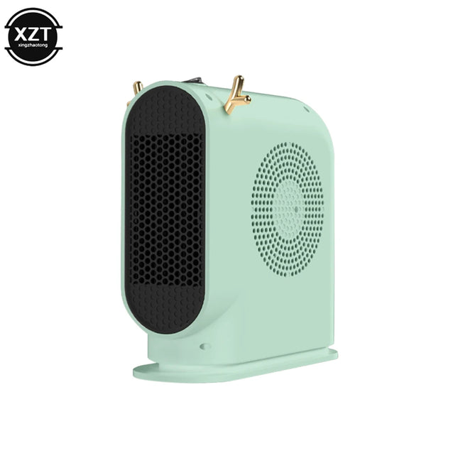 Desktop Electric Heater 500W Portable Home Electric Heater Intelligent Thermostat Fan Winter Electric Heater Heating Tools