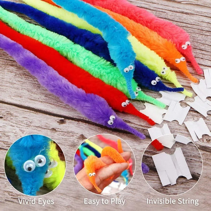 15pcs Wiggly Worm Magic Toy / 15pcs Ver Magique Jouet