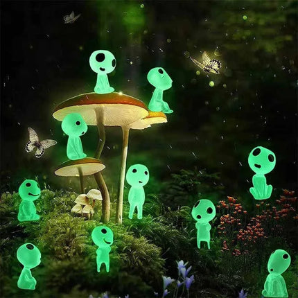 1-30pcs 2026 New Luminous Alien Mobile Phone Lanyard Backpack Keychains Pendants Cute and Glowing Creative Small Pendant