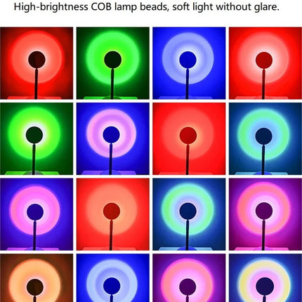 USB 5V Tuya Smart Sunset Lamp Night Light Sunset Projector Smart Life APP Remote Led Lights Room Decoration Photography  Gift