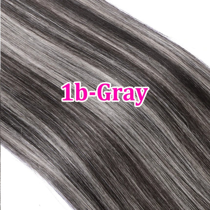 Straight Nano Rings Tip Hair Extension Ombre Natural Virgin 100% Human Hair Bulk Blonde Bundles Micro Beads Wholesale keratin