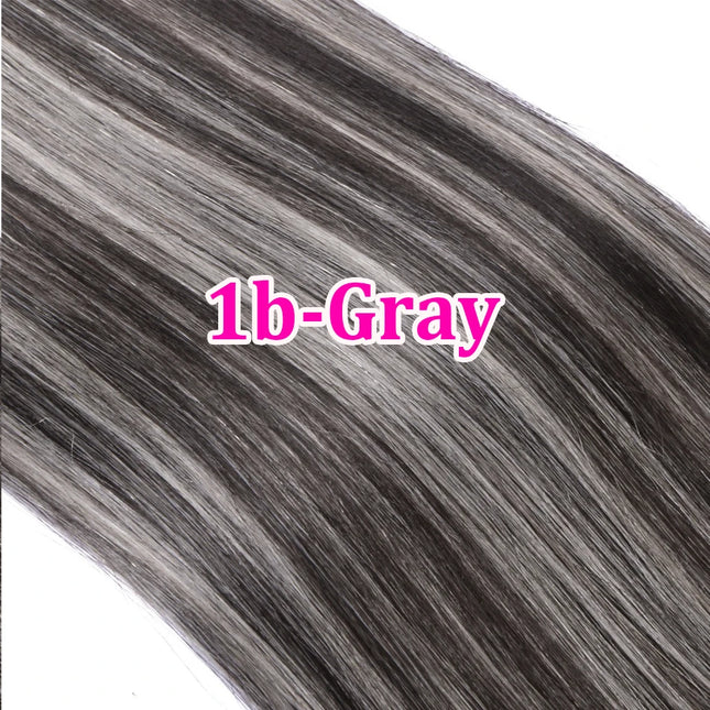 Straight Nano Rings Tip Hair Extension Ombre Natural Virgin 100% Human Hair Bulk Blonde Bundles Micro Beads Wholesale keratin