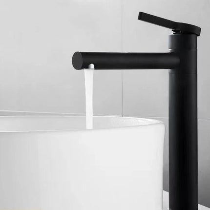 Basin Faucets Brass Bathroom Faucet Vessel Sinks Mixer Vanity Tap Swivel Spout Deck Mounted White Color Washbasin Faucet LT-701B
