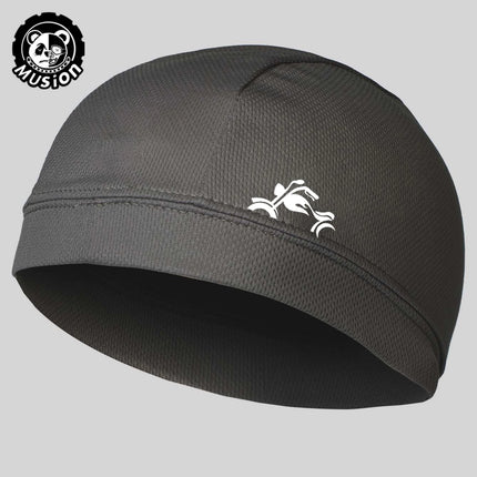 Musion Under Helmet Beanie Cap  Vented Sweat Absorbent Moisture Wicking for Men Cycling Motorcycle Riders