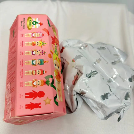Sonny Angel mini figure 2024 Christmas Dinner Series  Blind Box Mystery Box lion Reindeer Owl Crocodile Strawberry  SAS65950