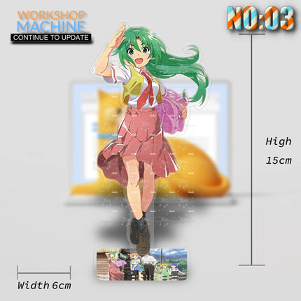 Loen Anime Peripheral Store Higurashi When They Cry HD Characters Acrylic Stand Model Plate Desk Ornaments Collect Charm Gifts