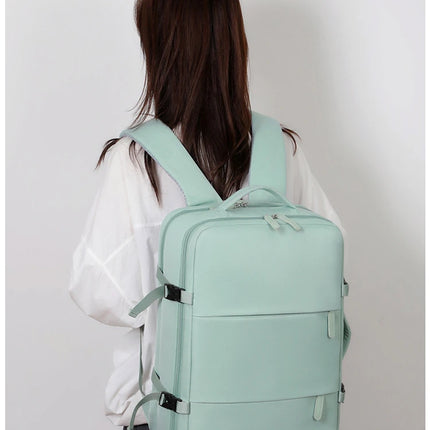 2024Men Women's Bag Large Capacity Journey Multifunction Backpack With Shoe Storage Multilayer Dry And Wet Separation Waterproof