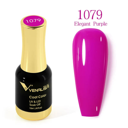 VENALISA 12ml Fabulous Pink Nails Crystal Lacquer CANNI Nail Art Glitter Pearl Diamonds Soak off Platinum UV LED Gel Nail Polish