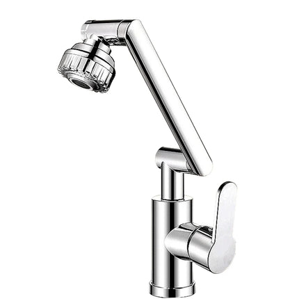 Basin Faucet Hot and Cold Wash Basin Household Bathroom Multi-function Booster Universal Rotating Faucet Kitchen Universal