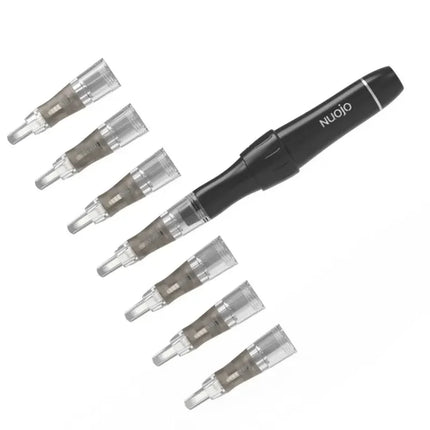10Pcs Tattoo Cartridge Needles Disposable Needles RL/1R Nano MTS For Tattoo Machine For Eyebrow Eyeliner Permanent Makeup