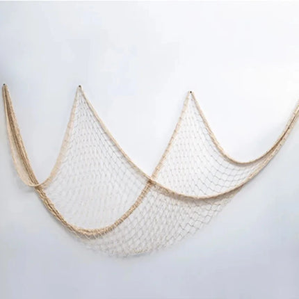 Fishing Net Navy Wall Hangings Studio Prop Room Home Decor Mediter Sea Stickers Marine Over The Garden Life Buoy Crafts Nautical