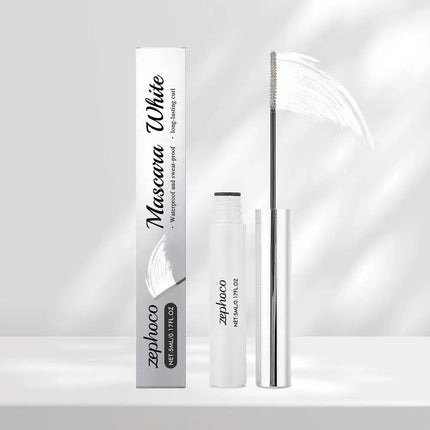 White Mascara Waterproof Fast Dry Eyelashes Curls Extension Festival Make-Up Eyelashes White Mascara