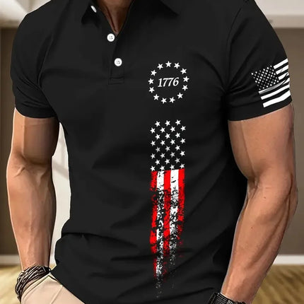 The 2025 summer new men's POLO shirt is a casual, fashionable, soft, comfortable, and breathable 3D pattern printed one.