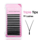 Black Triple Tips YY / D / 0.07mm|15mm