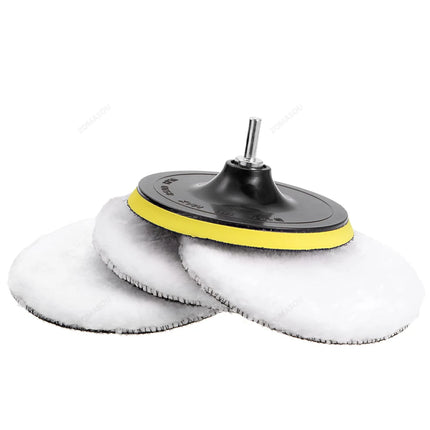 1-22Pcs 3-7 Inch Wool Felt Buffing Pad M14 Polishing Pads for Wheel Car Polish Glass Tile Stainless Steel Scratche Repair Tools