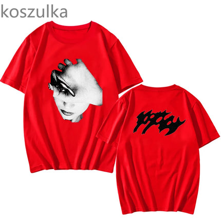Poppy Album Retro New Way Out Tee-shirt Short Sleeve Summer Men/Women Tshirts Casual Pure Cotton Unisex Fans Tees Unisex Clothes
