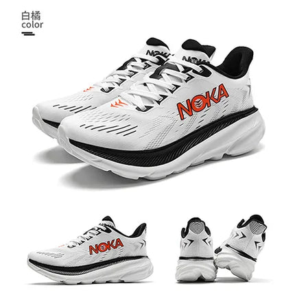 New men's casual sports shoes with shock absorption, breathable running shoes, anti slip and wear-resistant outdoor hiking shoes