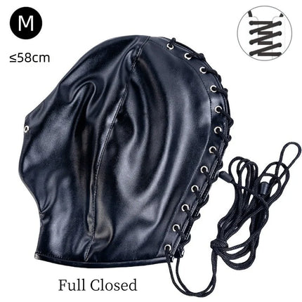 Adult Bold Open Cup Jumpsuit Sex Toy Kits with Unisex Forced Restraint Hood Mask for Couple Muscle Recovery Erotic Lingerie