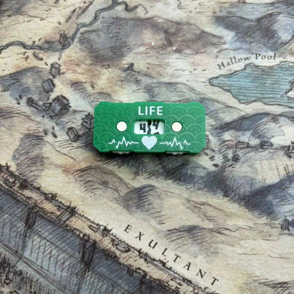 New Life Tracker for Fantasy & Sci-Fi Model Building Kits: 41x20x9mm LIfe Tracker