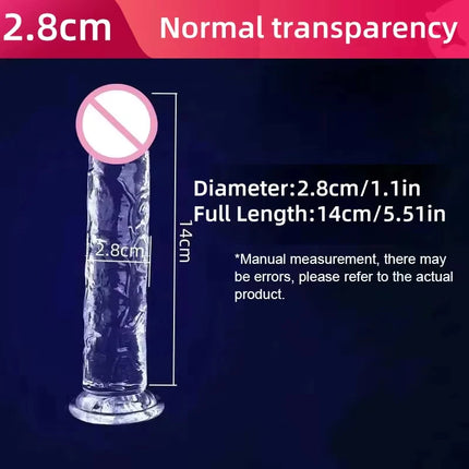 Realistic Dildo Jelly Penis Suction Cup Dildo Realistic Sex Toys For Lesbian Women Female Masturbator Big Dick Fake Dick