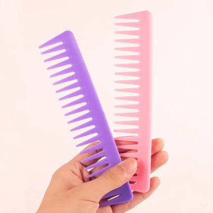 Hairdressing wide tooth comb, anti-static, suitable for home hairdressing and hair salons,special for real hair wigs