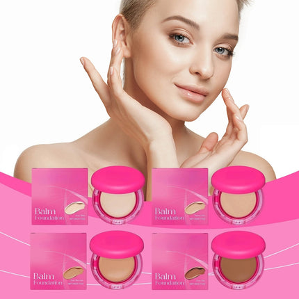 Peptide Bounce Balm Foundation Hydrating Age Defying Makeup For Mature Skin Full Coverage Waterproof Hydrating Balm Foundation