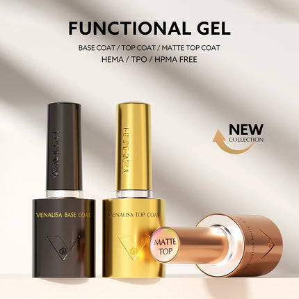 10ml Venalisa Super Glossy Top Coat Hema Free Soak Off UV LED Refillment Diamond Long Wear Anti-Yellow No-Sticky Top Coat