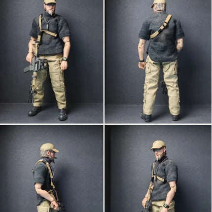 1/12 Scale Adjustable Gun Strap Model for 6'' Figure（Only gun straps）