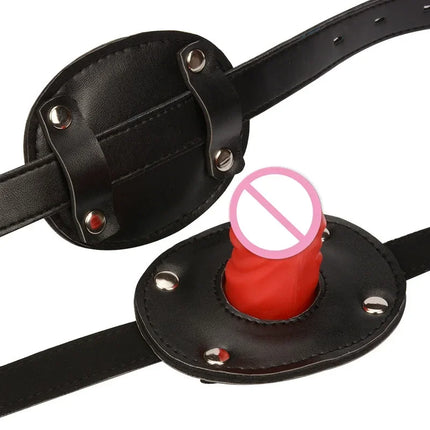 Mask Plug Bondage Equipment Bdsm Dildo Open Mouth Gag Deepthroat Oral Plug Mouth Ball Fun Sex Toys Adults Sexy Slave Games