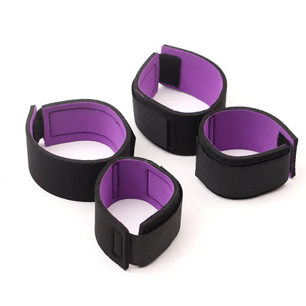 Adult Couples Erotic BDSM Bondage Restraints Slave Wrists & Ankle Cuffs No Vibrator Sex Toys For Women Men Accessories Sex Shop